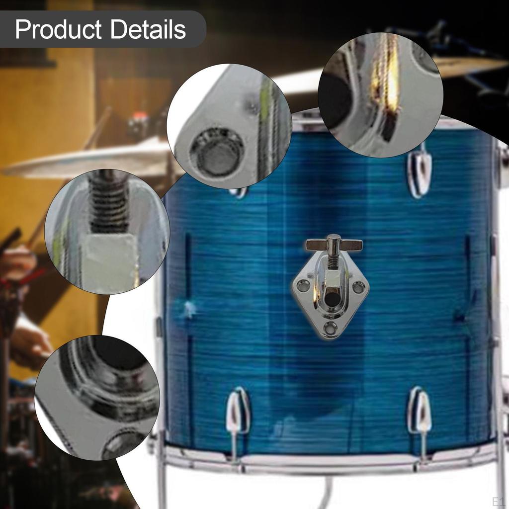 Кронштейн для ножки напольного тома для бас-гитары, универсальная металлическая основа, замена для джаза, практичная