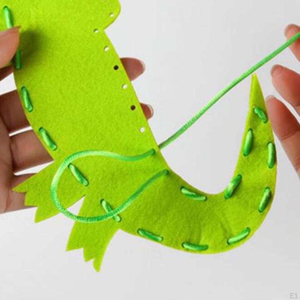 4 Pieces DIY Sewing Kit Animal Doll Material Improve Confidence Lovely Kids Crafts Supplies