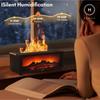 HOMLLY 3D Камин с пламенем Арома Увлажнитель Диффузор с пультом дистанционного управления (150мл)