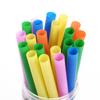 100pcs/set 10mm Color Thick Straws Disposable Plastic Straws Cold Drink Juice Straws Thick Straws Handmade Party Decorations