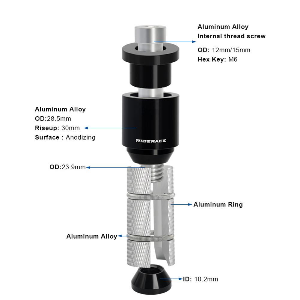 Stem Extender Adapter Bicycle For Mountain Bikes Practical
