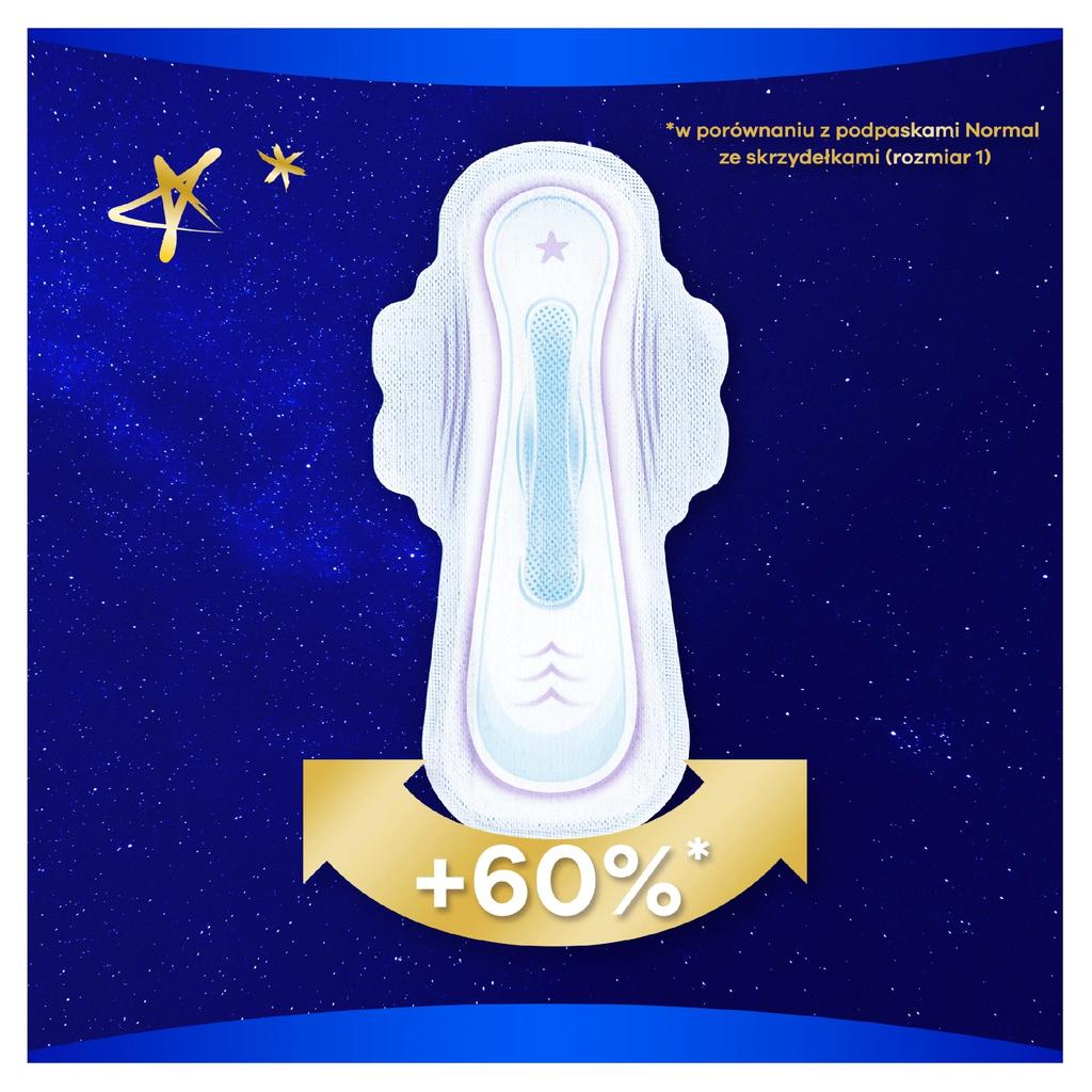 Always Ultra Nighttime Super Absorbent Pads With Wings 1 Pc