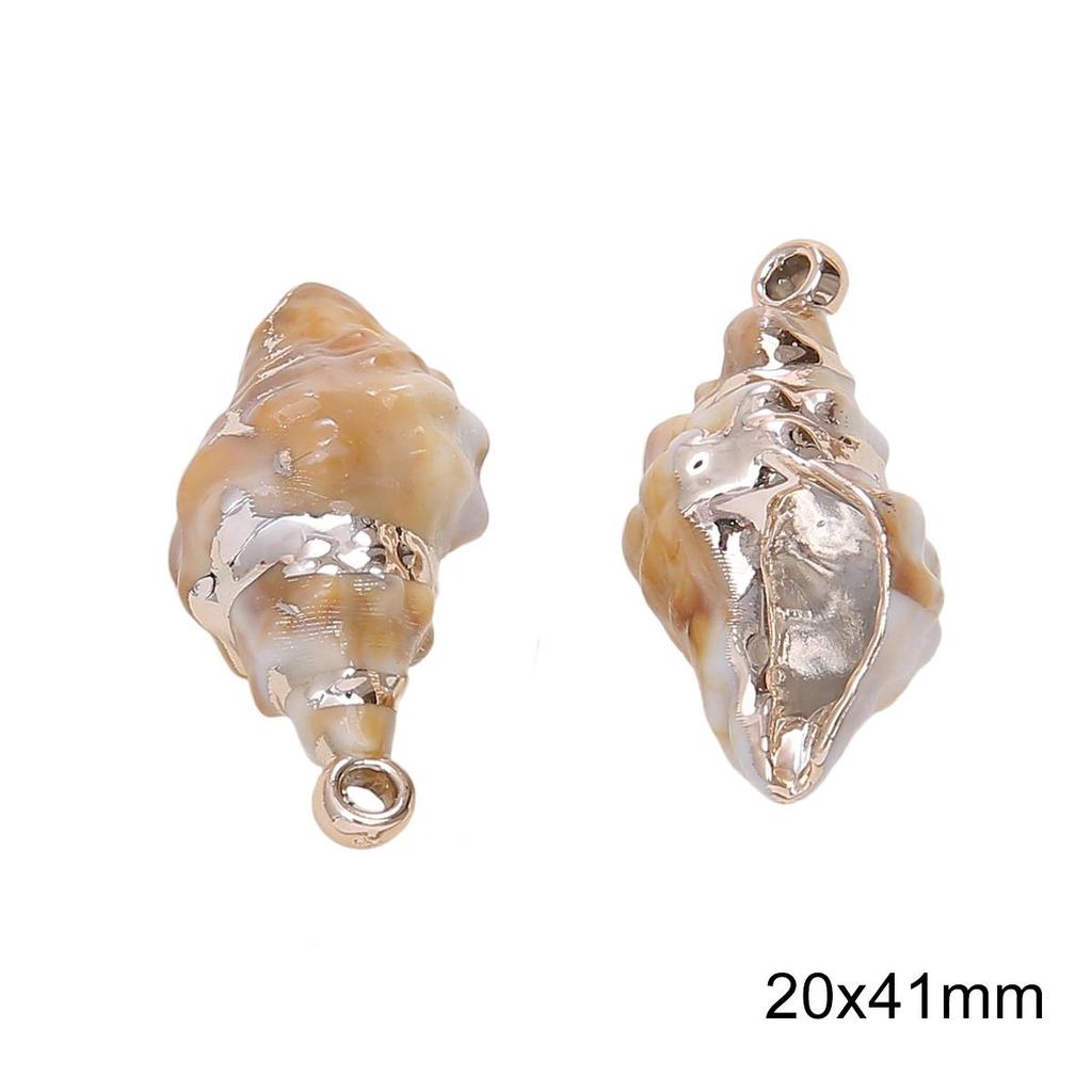 1-10 шт. Акриловая подвеска в виде ракушки для изготовления своими руками ожерелья, браслета, серег, ювелирных изделий, аксессуары для рукоделия