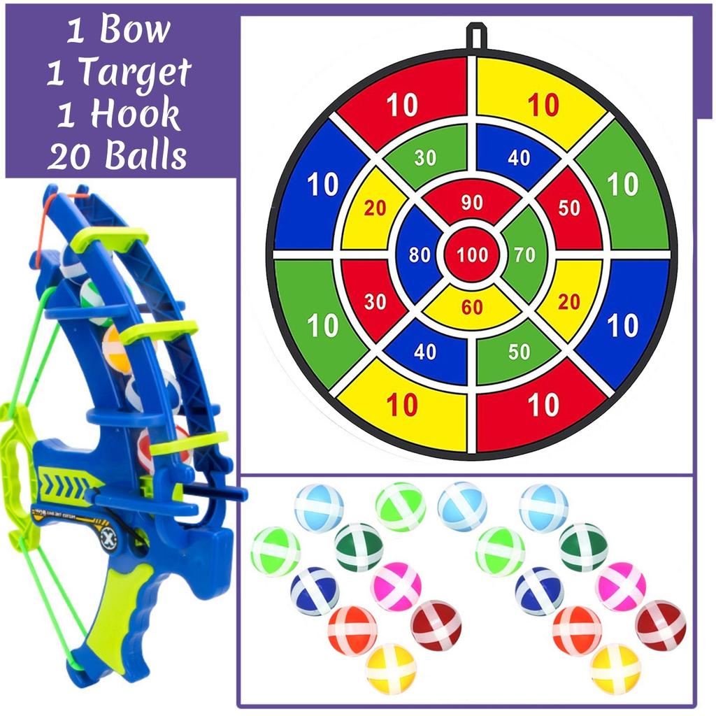 20 мячей для детей, липкий мяч, доски для дротиков, мяч-мишень, детские игрушки, набор для занятий спортом в помещении, семейная спортивная вечеринка