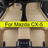 Автомобильные коврики для Mazda CX-5 2017 2018 Автомобильные коврики для ног Покрытие ковриком салона Аксессуары для интерьера