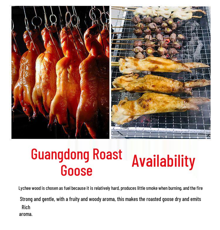 Fruitwood Lychee Charcoal: Smokeless, Easy to Ignite, Durable for Home Cooking or Tea.