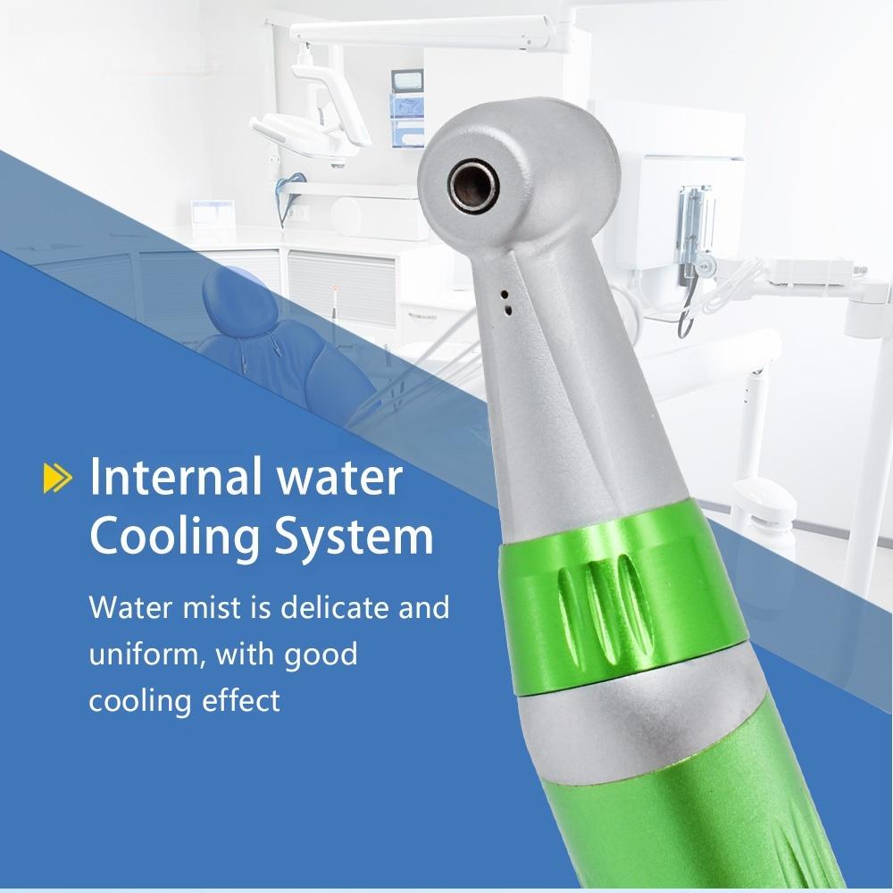 2/4 отверстия Турбинный наконечник Зеленый Низкоскоростной наконечник Комплект Воздушная турбина Прямой Контрангль Воздушный мотор Внутренний водяной спрей