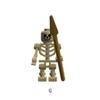 MOC Medieval Military Skeleton Corps Series Soldiers Army Building Block Weapons Spear Sword Accessories Brick Kids Toys Gift