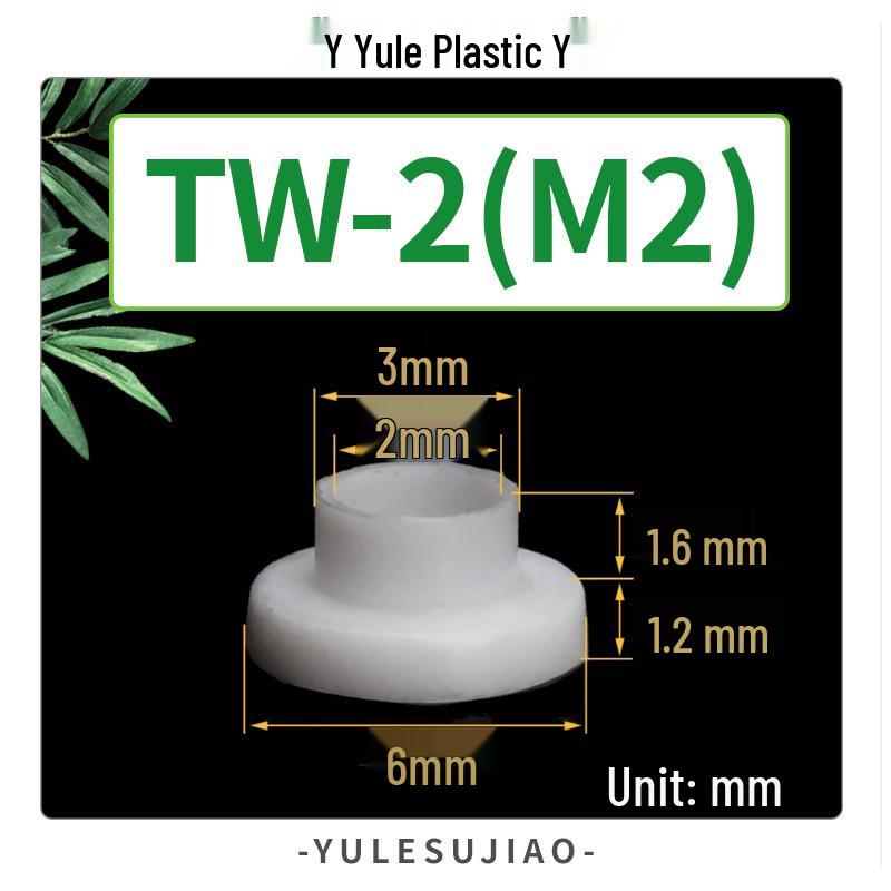 Nylon Insulating T-Type Plastic Washer for Transistor