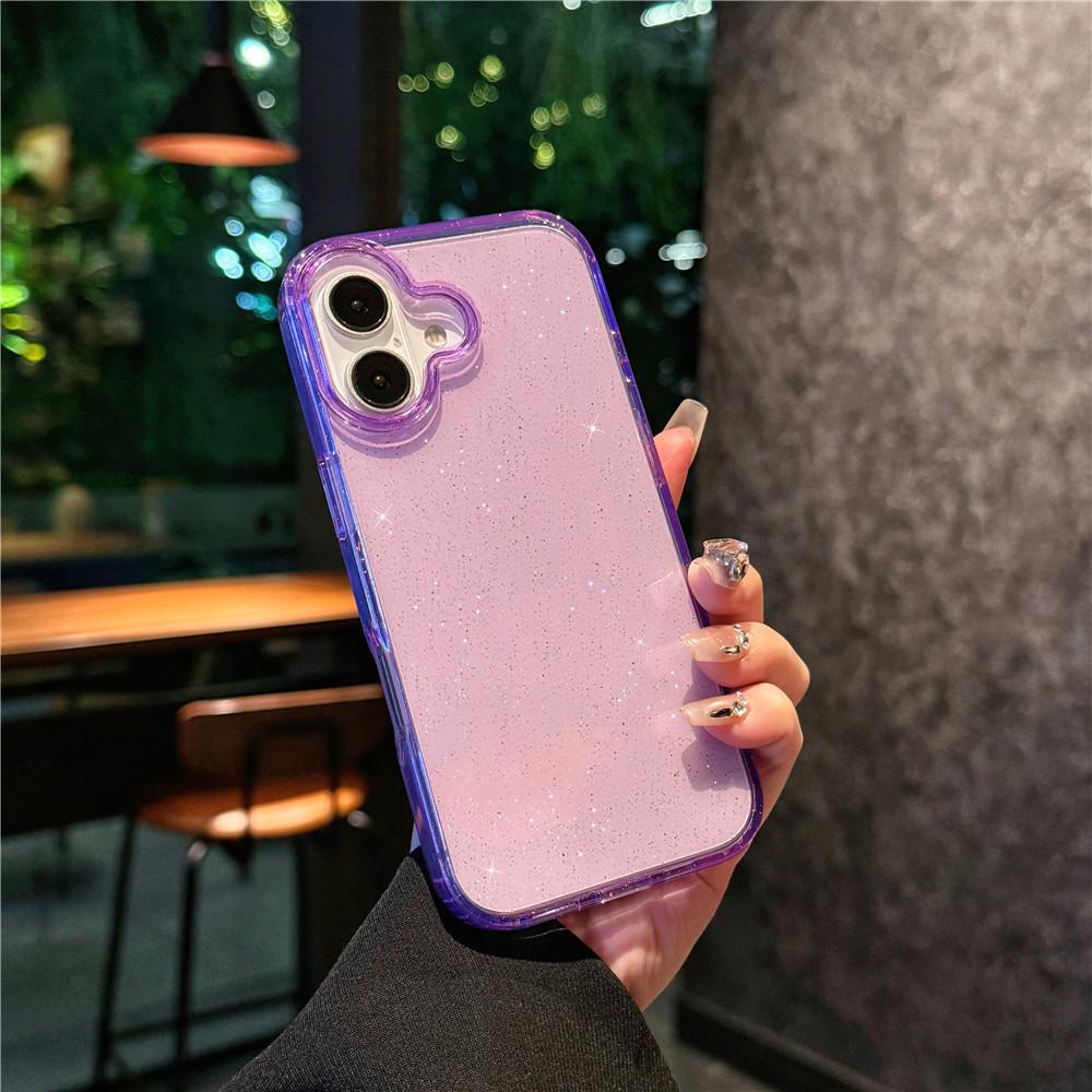 Блестящий прозрачный акриловый чехол для телефона для iPhone 17 Pro/Pro Max
