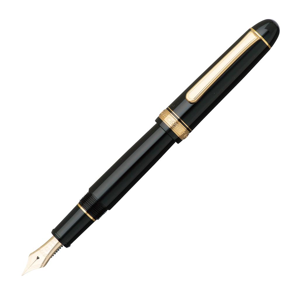 Platinum Fountain Pen Fountain Pen Century Black In Black Medium Point #3776 PNB-15000#1-3
