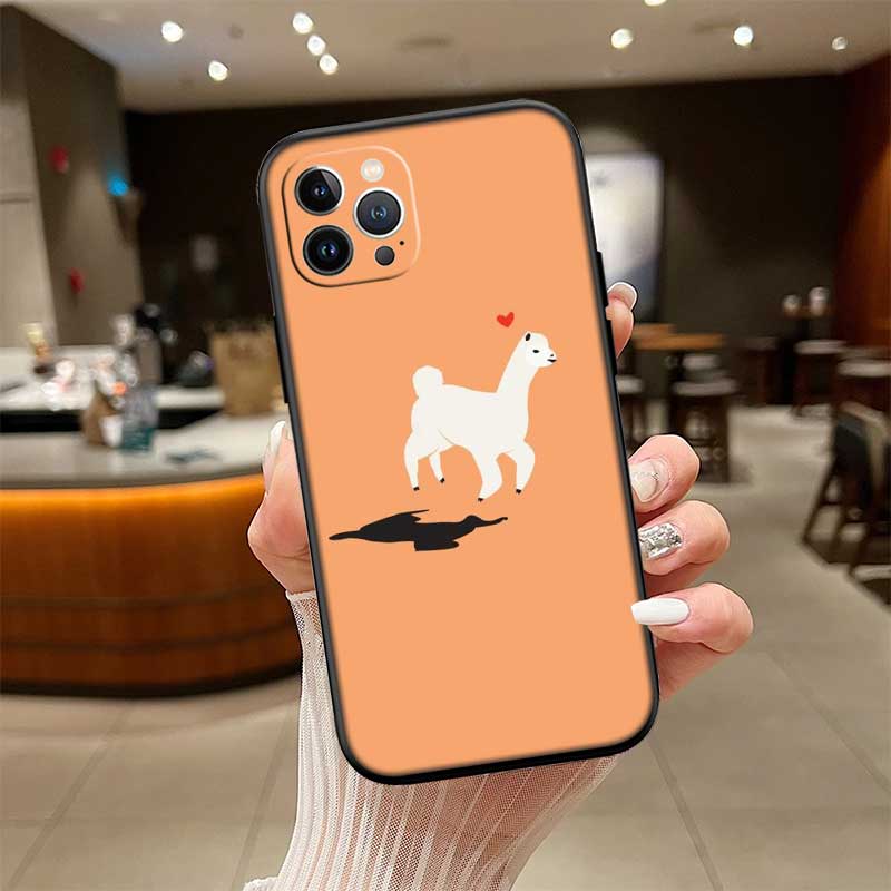 NH5 Alpaca New High-End Shell Phone Case for iPhone SE X XS XR 16E 17 11 Pro Max 8 7 6 6s Plus Air