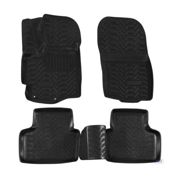 Tapis De Sol En Caoutchouc - J&J AUTOMOTIVE - Citroën C4 Aircross - 3D - Antidérapant - Sur Mesure