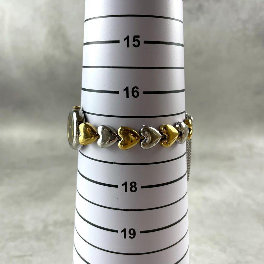 [USED] Working/SEIKO ALBA Quartz Wristwatch with Heart Shape