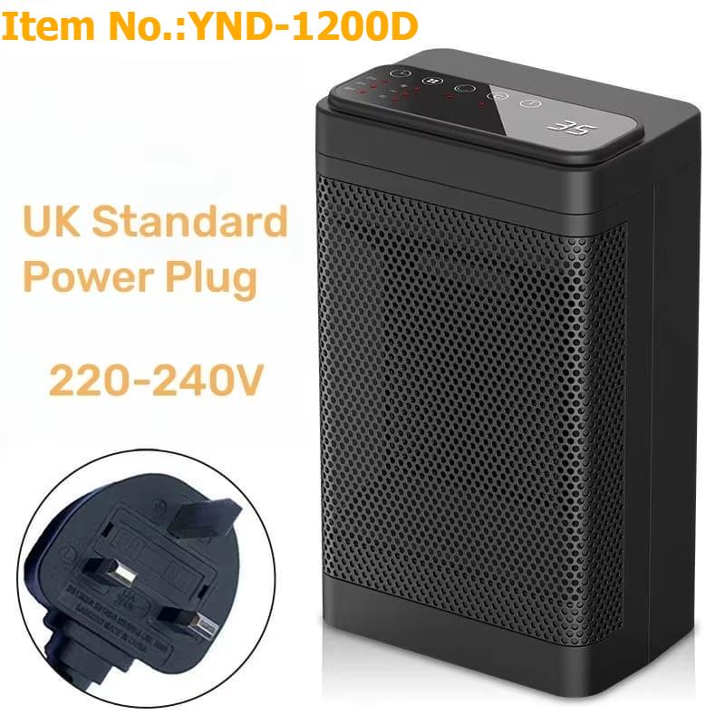 Портативный электрический PTC вентилятор-нагреватель для ванной комнаты, гостиной, фиксированная постоянная температура, встряхивающая головка, пульт дистанционного управления, грелка для дома, машина