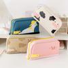 Pen Holder Large Capacity Cartoon Pattern Oxford Cloth Creative Colorful Pencil Case Bags for Students