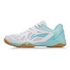 Кроссовки женские Li Ning Energy Storage Fabric Synthetic Leather Shock Absorbment Balance Support Low Top, белые, синие APTM004-3