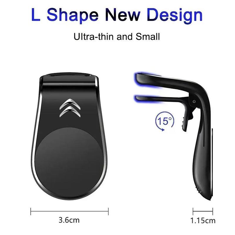 WKZA3 Metal Magnetic Car Phone Holder for Citroen C1 C2 C3 C4 C5 C6 C8 C4L DS3 DS4 DS5 DS5LS DS6 Grand Picasso C-ELYSEE Accessories