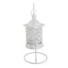 white Hanging Birdcage Decor Lamp Iron Tabletop Birdcage Ornament  Anniversary Event