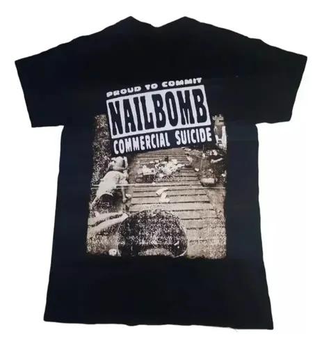 Unisex shirt Cotton Oversize Large Size Tamanho Algodão Nailbomb Band Proud To Commit