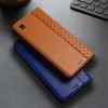 Флип-чехол из натуральной кожи Napa с внутренней решеткой для Sony Xperia 1 5 10 II III IV V VI VII Plus Чехол-кошелек для телефона Защита от царапин