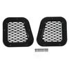 Front Side Air Intake Vent Grille Cover Decoration Glossy Black Replacement for Land Rover Defender 2004‑2019