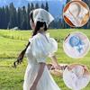 Hair Accessories Triangle Scarf Lazy Person Lace Headscarf Sun Protection Headscarf