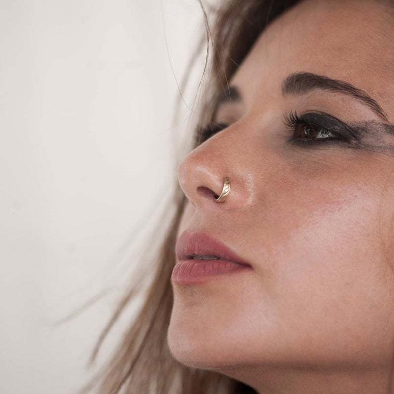 1 PC Fashion Round Septum Ring Cartilage Hoop Small Nose Piercing Body Jewelry Accessories