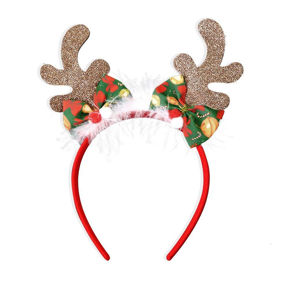 Snowman Reindeer Christmas Headbands Cute Merry Christmas Decorations  Party Favors