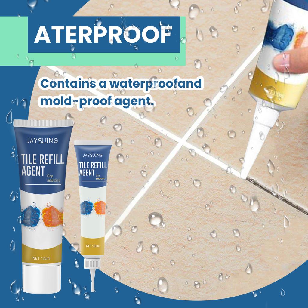 Jaysuing Caulking Agent (20ml) Home kitchen and bathroom waterproof and mildew-proof floor tile caulking and caulking agent