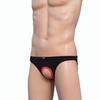 Howe Ray Open Front Sexy Mens Underwear Briefs Penis Hole Silk Panties For Men Gay Underpants Male Slips Crotchless Lingerie