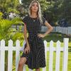 ODMOEM Custom Processed Women's Polka Dot Dress