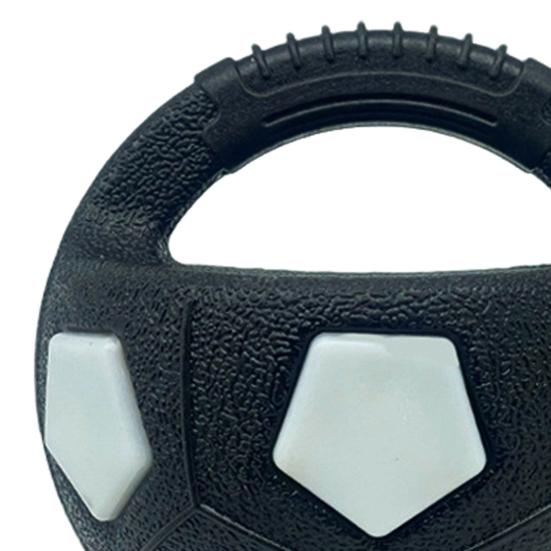 Мяч для собаки с ручкой пищащий интерактивный мяч для апортировки резиновый питомец футбольный мяч успокаивающий мяч плавающая водная игрушка для дрессировки пород собак агрессивные грызуны