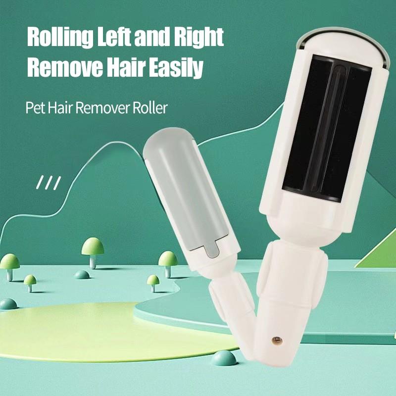 Новый многоцелевой прибор для удаления волос с домашних животных, электростатическая щетка, наклейка для шерсти кошек, собак, роликовая наклейка для ворса, самоочищающаяся щетка для удаления волос, двухсторонняя щетка