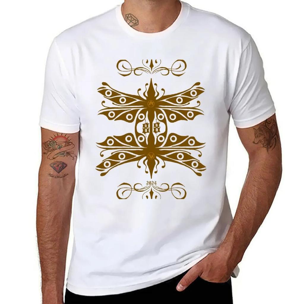 Dragonfly matinggold yellow TShirt heavyweights quick drying aesthetic clothes custom t shirt mens graphic tshirts anime