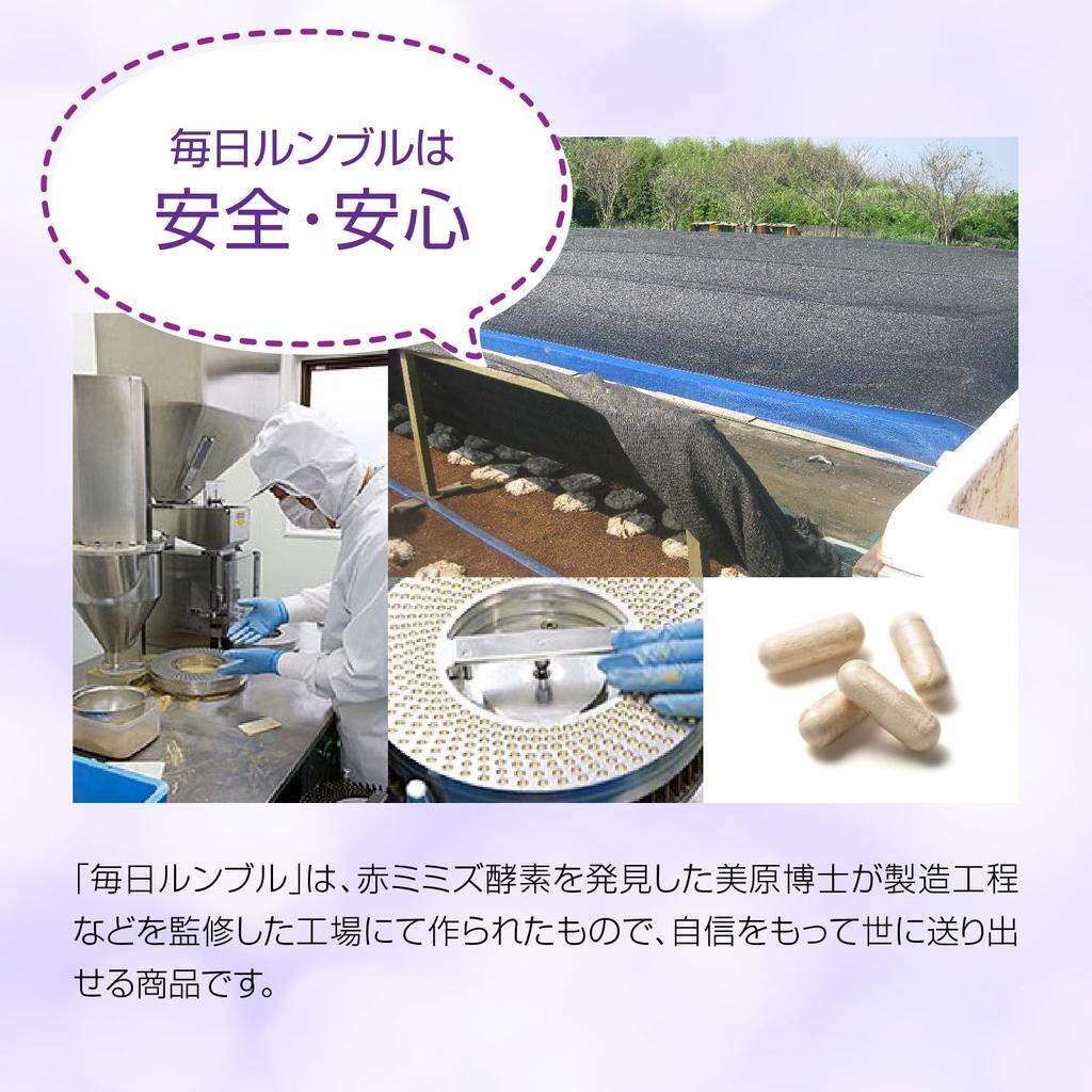 Rumbrux Powder Containing Food Supplement for Middle and Elderly People Red Earthworm Enzyme Domestic Manufacturer Mainichi Rumbul Birthday Present