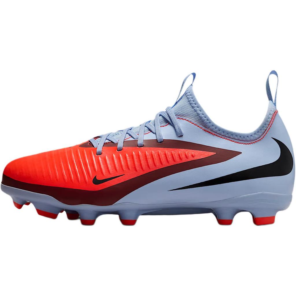 Nike Phantom 6 Low Academy MG GS Royal Tint Black Kids Cleats Blue Bright-Crimson HM9203-400