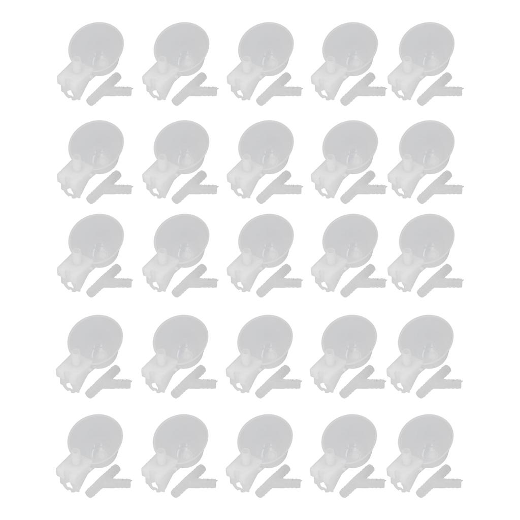 25 комплектов подвесных поилок для кур с автоматической чашей для поения птицы