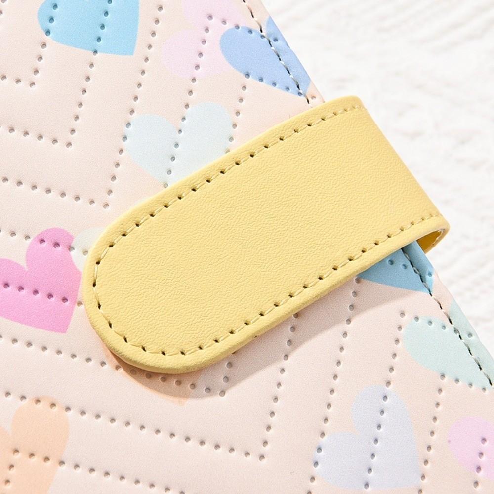 A6 Binder Notebook PU Leather Savings Book Creative Budget Binder for Cash Budget Storage