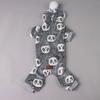 Plush Dog Pajamas for Small Dogs Girl Winter Warm Puppy Pjs Fleece Clothes Sweater Outfit Cold Weather Dog Cute Panda Pet Onesie