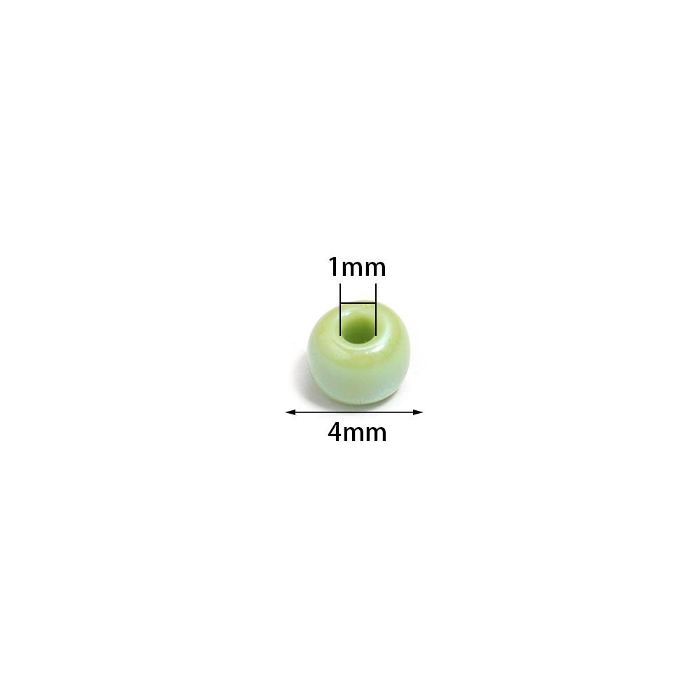 40g 4mm Glass Seed Beads Colorful Charm Czech Spacer Rice Beads For Handmade Bracelet Earring Making DIY Jewelry Accessorise