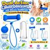 PVC Dual-Action Canine Dental Prop Dog Toothbrushing Toy  For Easier Teeth Brushing