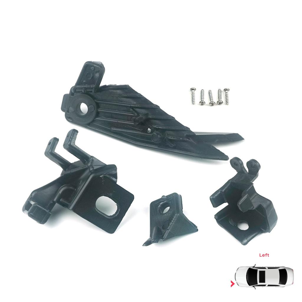 BHL546 Headlight Holder Mount Repair Bracket Tab Set Left Side for Renault Megane BFB K9A B9A MK4 2016-On 260601571R