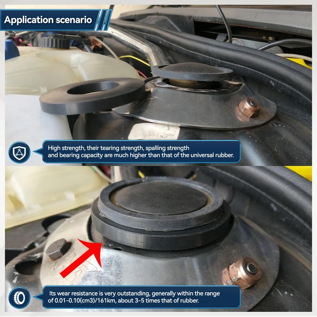 Для VW Jetta MK4 Passat B3 передняя стойка с верхним креплением Tower Gaps подвеска амортизирующая резиновая втулка подшипника шайба колодка буфер