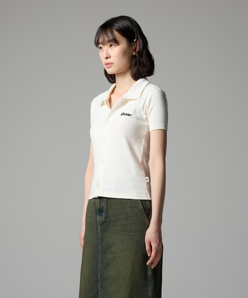 Dickies Женская футболка-поло Tallahassee, цвет Egret