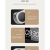 Bluetooth Speaker Wireless Outdoor Waterproof Portable Speaker Bluetooth AUX FM Player Clock Temperature Display Stereo Boom Home Party Favors