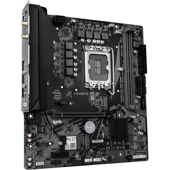 Carte mère - GIGABYTE - H610M D3H WIFI DDR4 - Format Micro-ATX - Chipset Intel H610 - WiFi & DDR4
