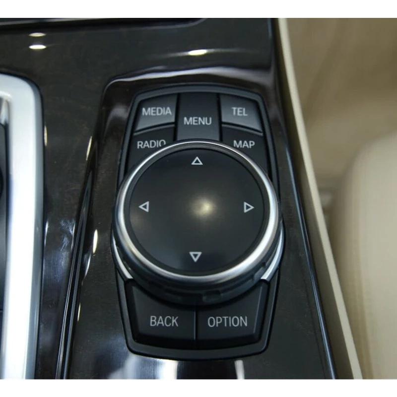 Автомобильные мультимедийные кнопки, декоративная накладка, наклейка, подходит для BMW 1, 2 серии, 3 серии, 4 серии, 5 серии, 7 серии X1 X3 X4 X5