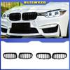 Top Quality For BMW 3 Series F30 F31 2012-2019 Gloss Black Dual Line Kidney Grille M Style 320i 325i 328 Auto Accessories Grillz