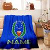 Maori Pattern Home Blanket Customize Your Names Comfortable Soft Lightweight Allseason Multipurpose Blanket For Picnics Sofas Offices Beds Living